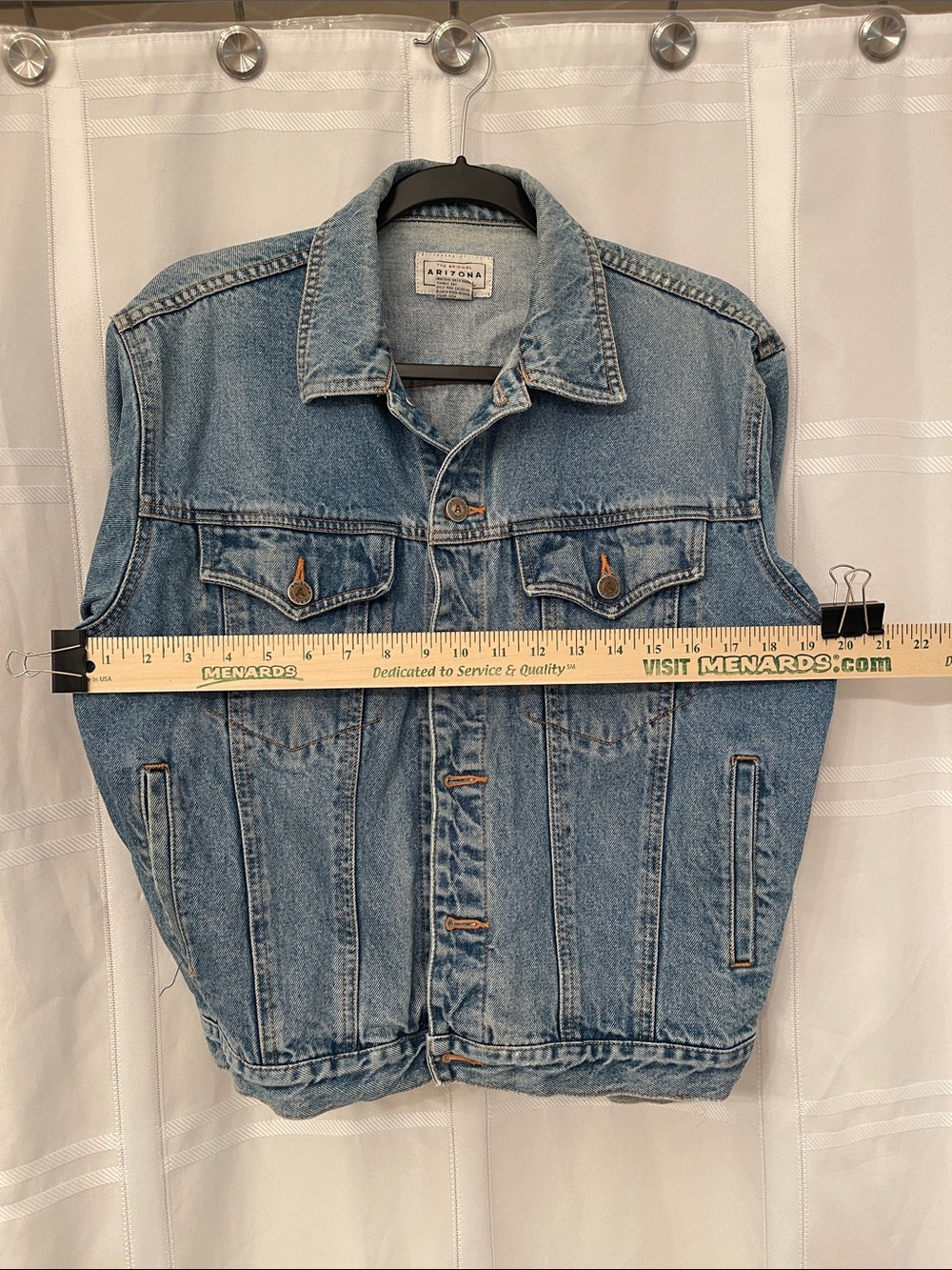 Arizona Jean Company Light Blue Denim Jacket - Picture 11 of 12